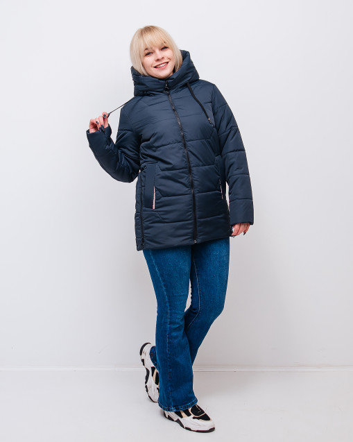 Демісезонна жіноча куртка Саллі синього кольору